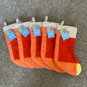 Lego Collection X Target 20" Color Block Felt Xmas Stocking NWT (5available)